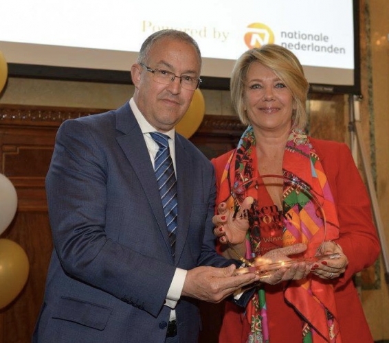 Monique Delfgaauw, winnaar Rotterdamse zakenvrouw met personeel 2018!